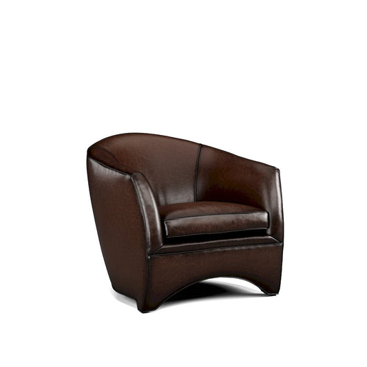 Lillian August - Leo Chair in Sauvage-Pecan-White - LL3146C-Sauvage-Pecan-White view 1