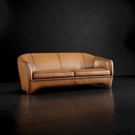 Lillian August - Leo Sofa in Sauvage-Bark-Black - LL3146S-Sauvage-Bark-Black view 1