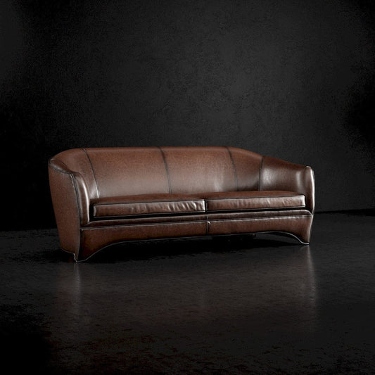 Lillian August - Leo Sofa in Sauvage-Pecan-Black - LL3146S-Sauvage-Pecan-Black view 1