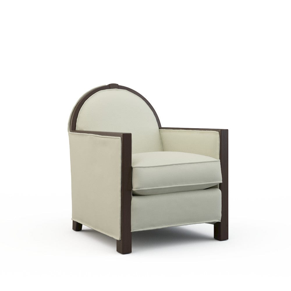 Lillian August - Leon Chair in Heather-White - LA4137C-Heather-White view 1