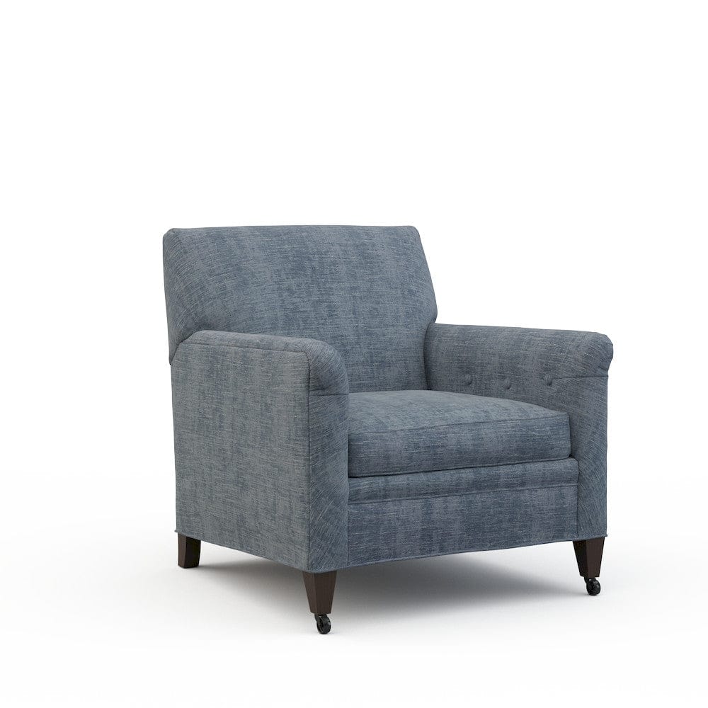 Lillian August - Lev Chair in Castine-Slate - LA4148C-Castine-Slate view 1