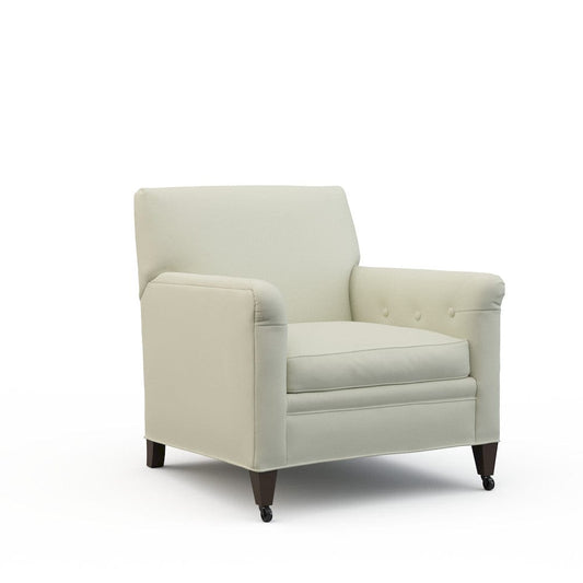 Lillian August - Lev Chair in Heather-White - LA4148C-Heather-White view 1
