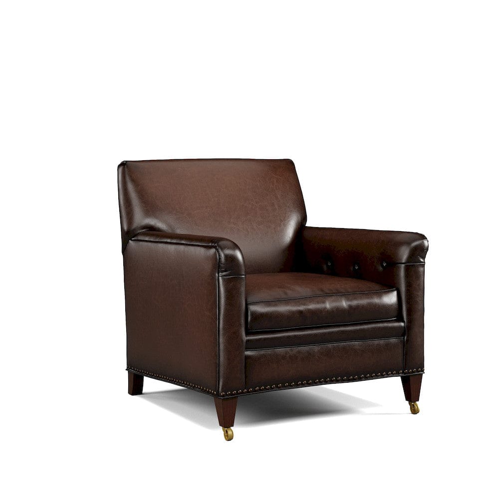 Lillian August - Lev Chair in Sauvage-Pecan-White - LL4148C-Sauvage-Pecan-White view 1