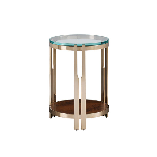 Lillian August - Mae Brass Spot Table - LA30322 view 1