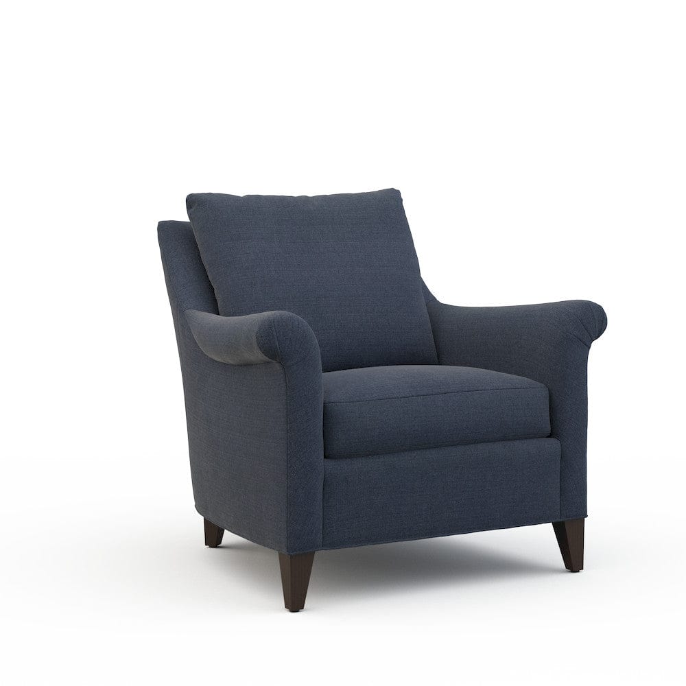 Lillian August - Milan Chair in Cristo-Blue - LA7224C-Cristo-Blue view 1