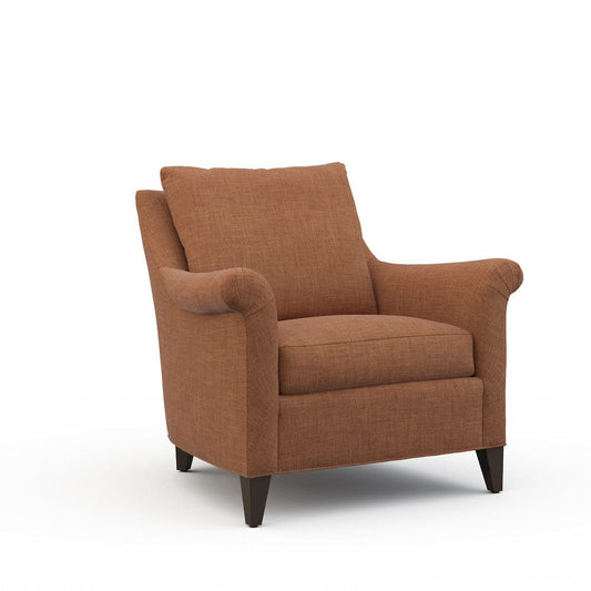 Lillian August - Milan Chair in Crystal-Orange - LA7224C-Crystal-Orange view 1