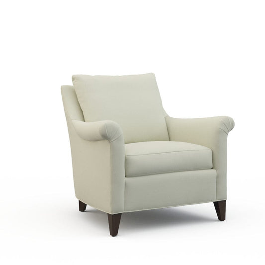Lillian August - Milan Chair in Heather-White - LA7224C-Heather-White view 1