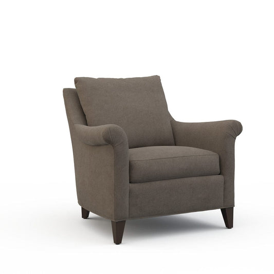 Lillian August - Milan Chair in Limestone-Charcoal - LA7224C-Limestone-Charcoal view 1