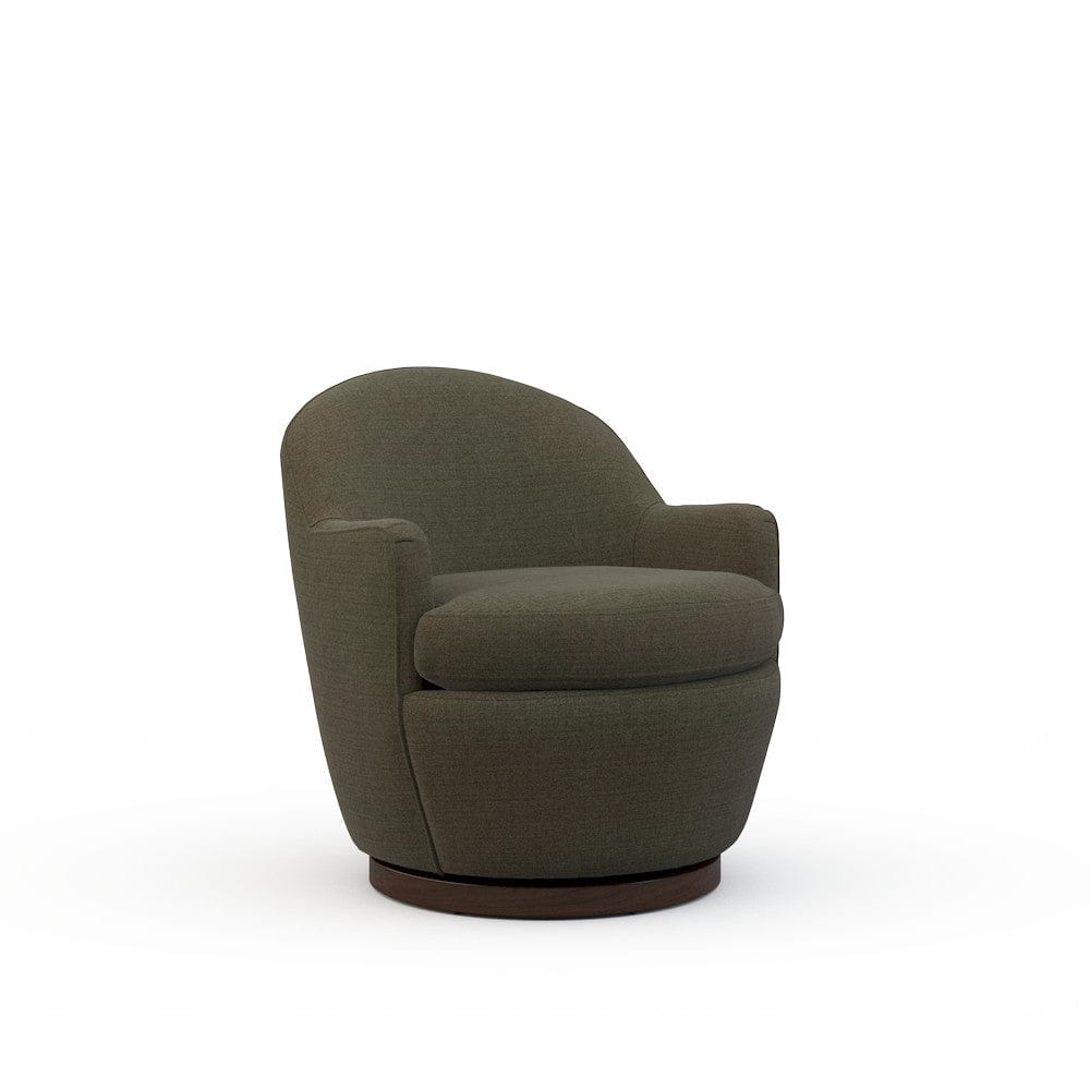 Lillian August - Millie Swivel Chair in Cristo-Brown - U171-C3-Cristo-Brown view 1