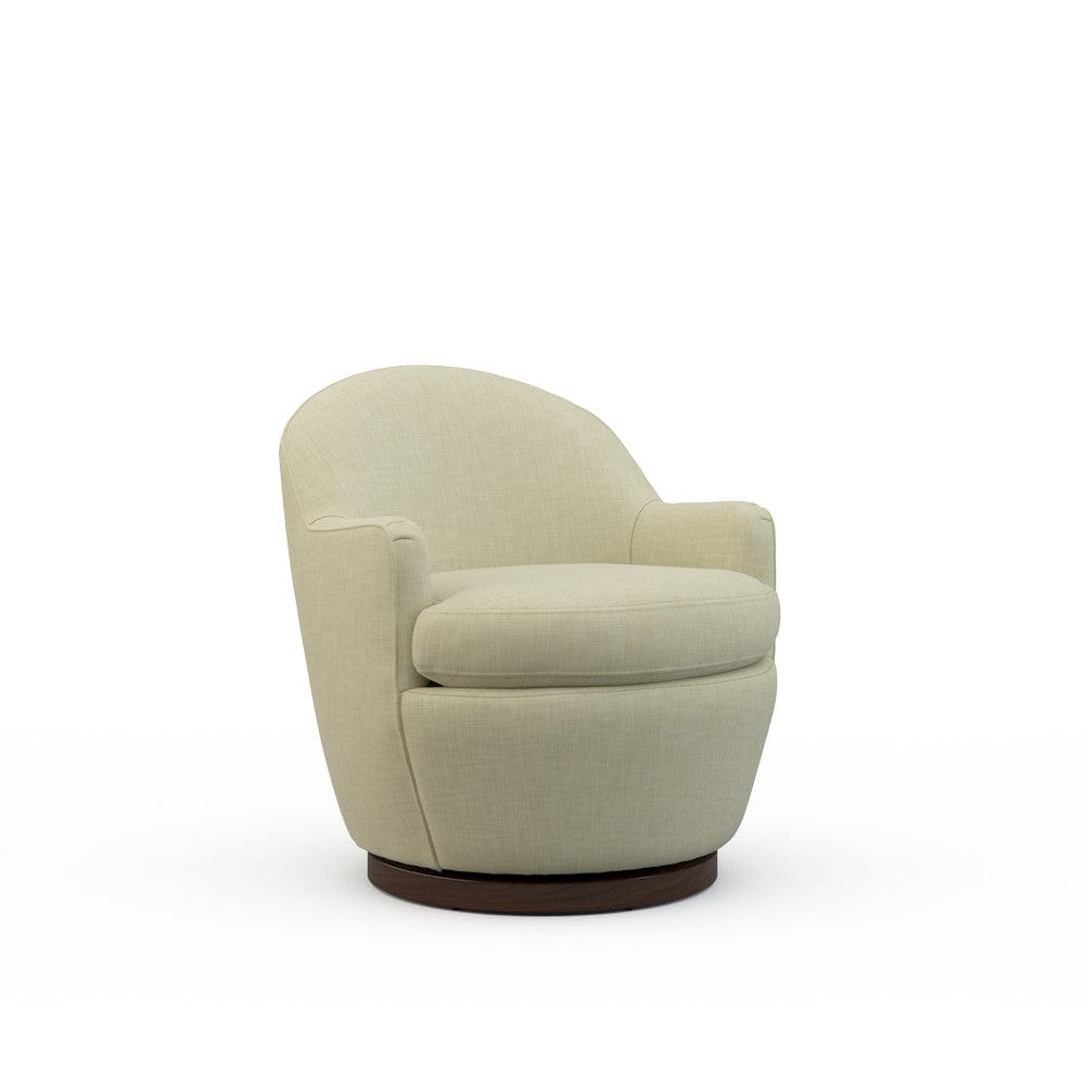 Lillian August - Millie Swivel Chair in Crystal-Natural - U171-C3-Crystal-Natural view 1