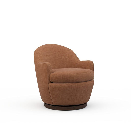 Lillian August - Millie Swivel Chair in Crystal-Orange - U171-C3-Crystal-Orange view 1
