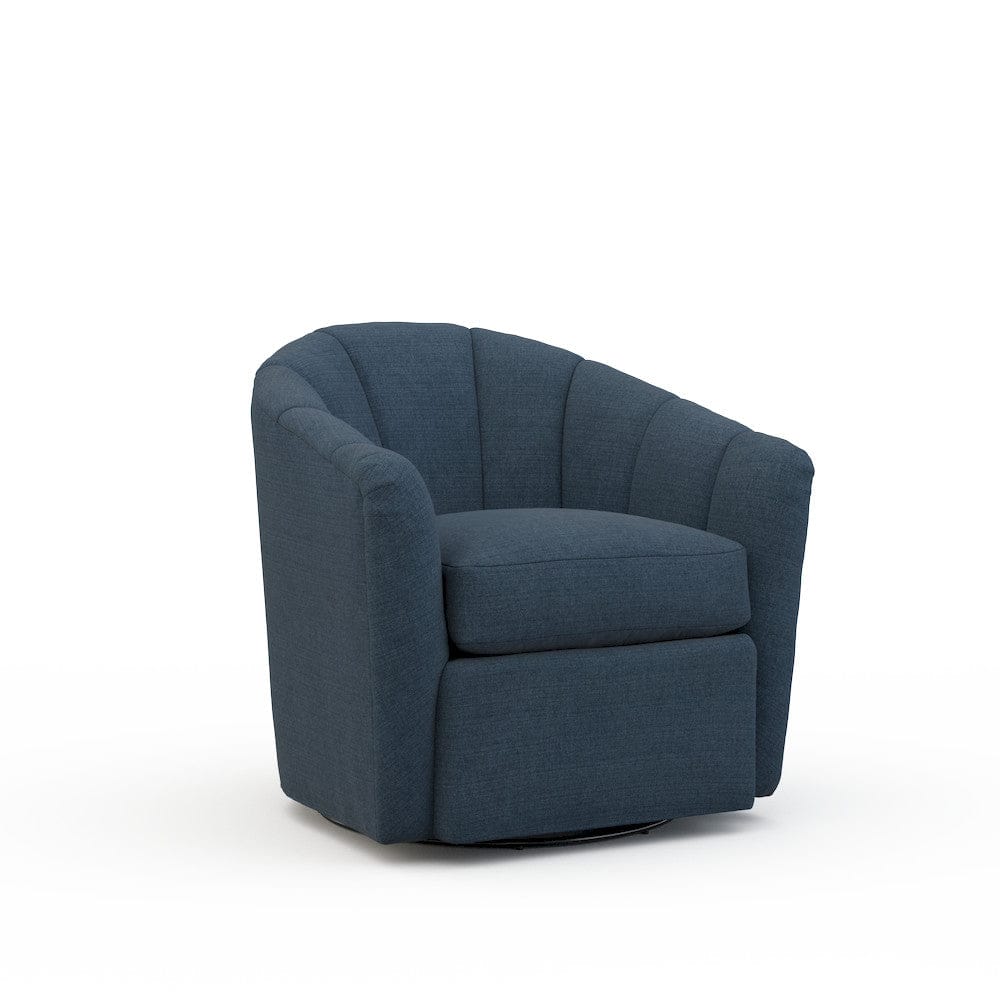 Lillian August - Noah Chair in Cristo-Blue - LA4114C-Cristo-Blue view 1