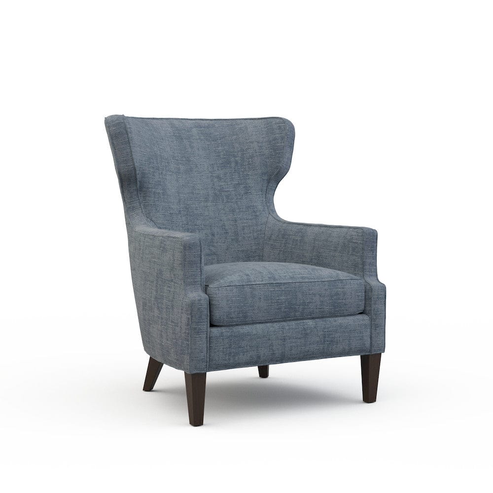 Lillian August - Paolo Chair in Castine-Slate - U123-C1-Castine-Slate view 1