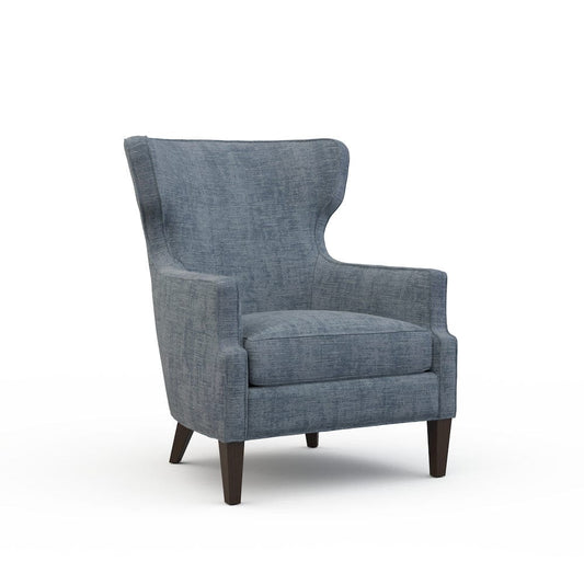 Lillian August - Paolo Chair in Castine-Slate - U123-C1-Castine-Slate view 1