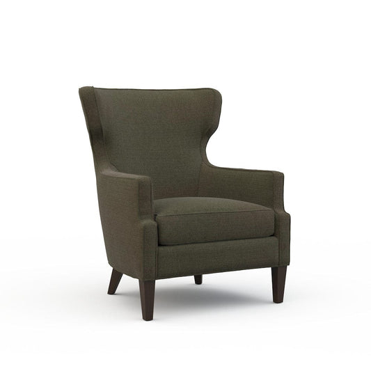 Lillian August - Paolo Chair in Cristo-Brown - U123-C1-Cristo-Brown view 1