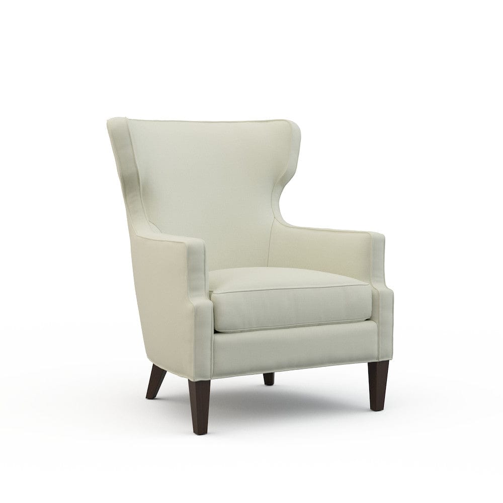 Lillian August - Paolo Chair in Heather-White - U123-C1-Heather-White view 1