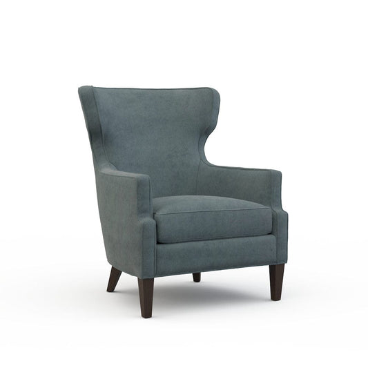 Lillian August - Paolo Chair in Limestone-Blue - U123-C1-Limestone-Blue view 1