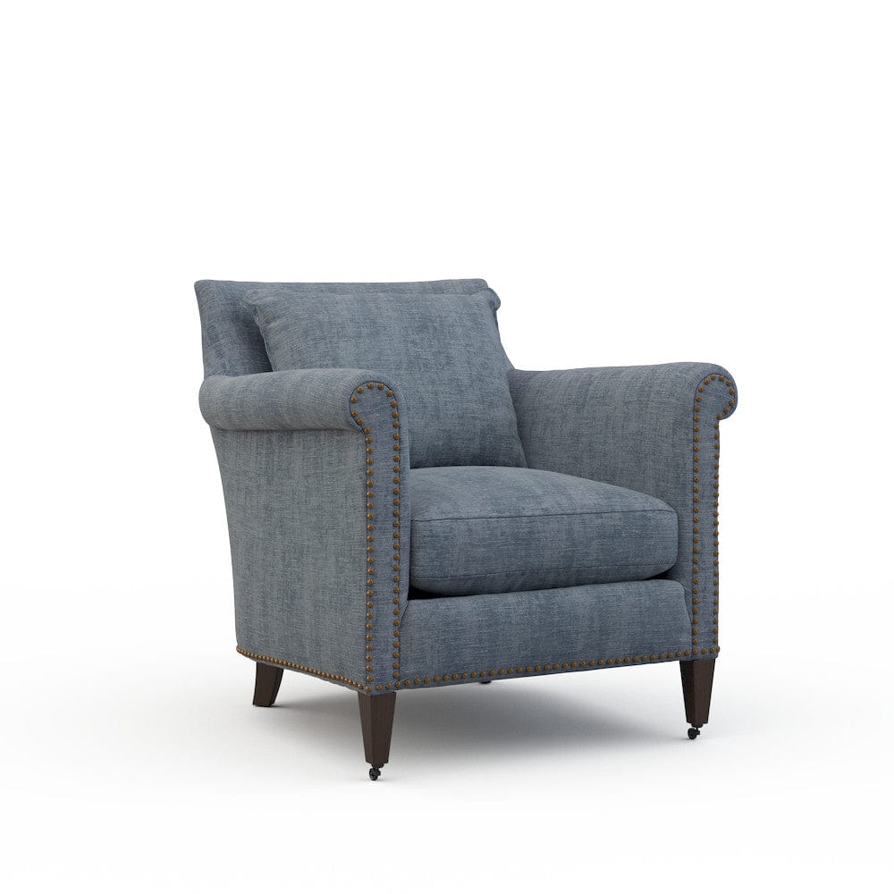 Lillian August - Paris Chair in Castine-Slate - LA7116C-Castine-Slate view 1