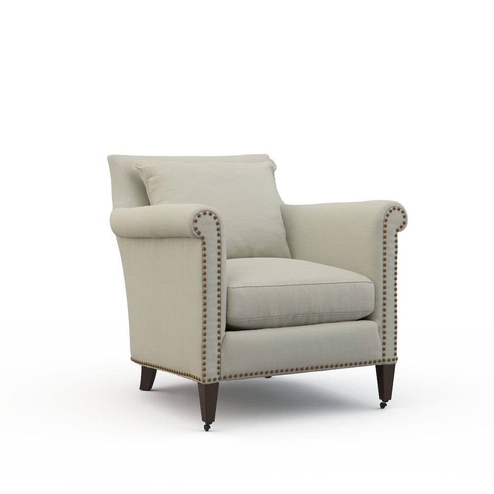Lillian August - Paris Chair in Limestone-Gray - LA7116C-Limestone-Gray view 1