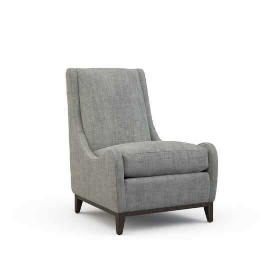 Lillian August - Pierre Armless Chair in Castine-Grey - LA3127AC-Castine-Grey view 1