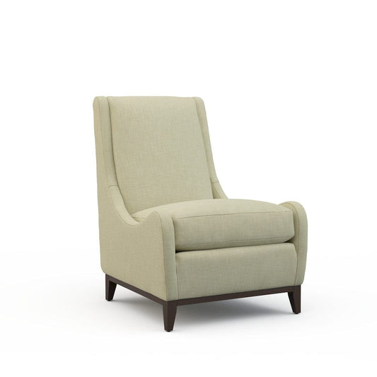 Lillian August - Pierre Armless Chair in Crystal-Natural - LA3127AC-Crystal-Natural view 1