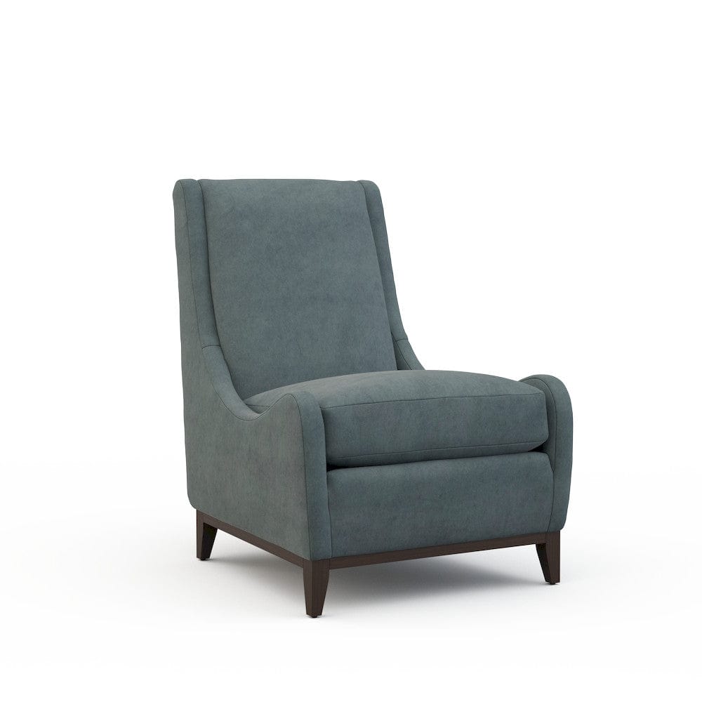 Lillian August - Pierre Armless Chair in Limestone-Blue - LA3127AC-Limestone-Blue view 1