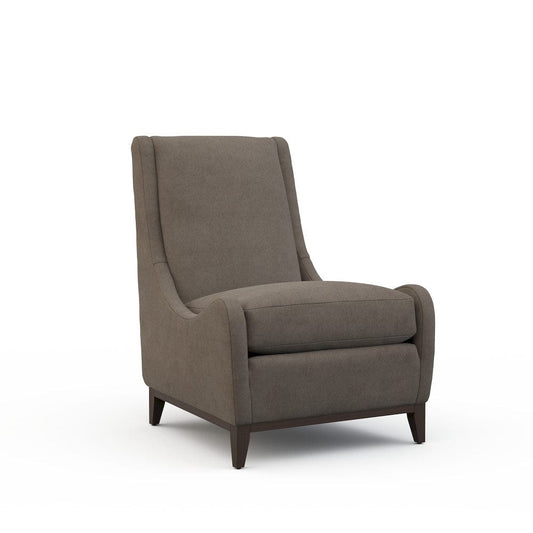 Lillian August - Pierre Armless Chair in Limestone-Charcoal - LA3127AC-Limestone-Charcoal view 1