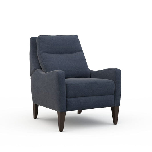 Lillian August - Ponti Recliner in Cristo-Blue - U667-C1-Cristo-Blue view 1
