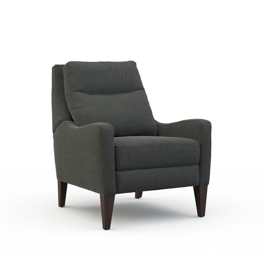 Lillian August - Ponti Recliner in Cristo-Charcoal - U667-C1-Cristo-Charcoal view 1