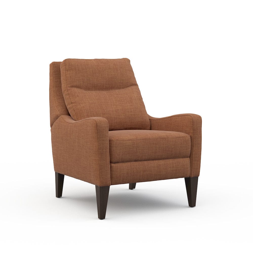 Lillian August - Ponti Recliner in Crystal-Orange - U667-C1-Crystal-Orange view 1