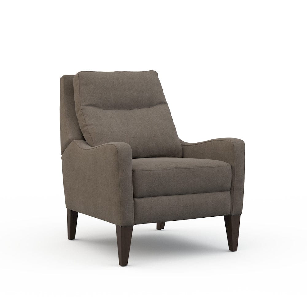 Lillian August - Ponti Recliner in Limestone-Charcoal - U667-C1-Limestone-Charcoal view 1