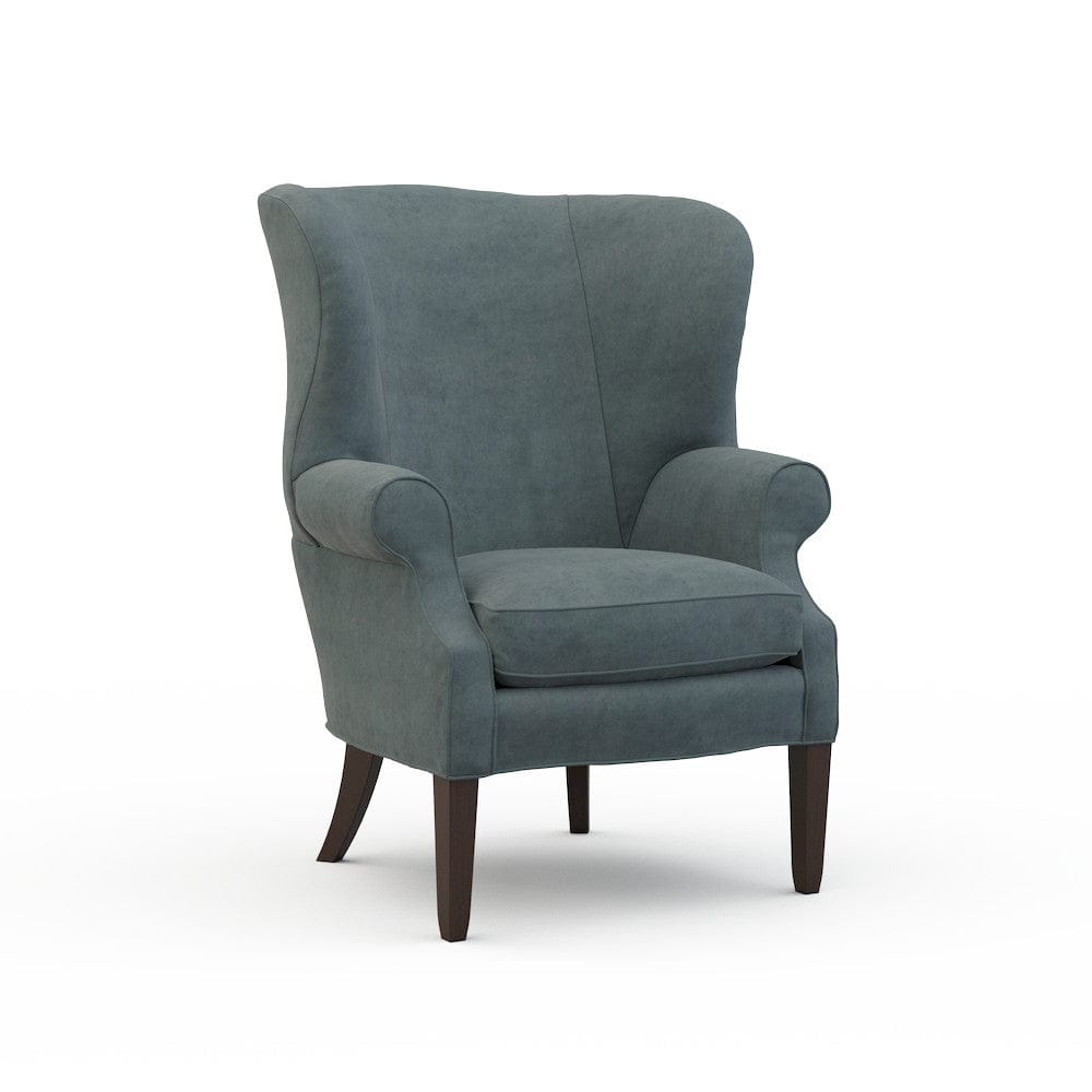 Lillian August - Preston Chair in Limestone-Blue - LA4046C-Limestone-Blue view 1