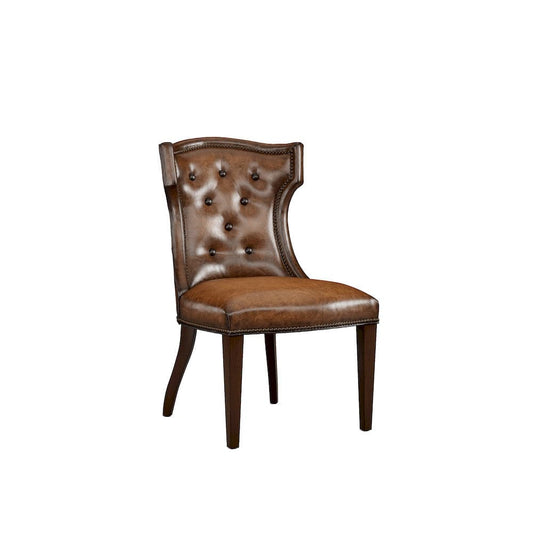 Lillian August - Quinn Armless Chair in Sauvage-Mocha-White - LL3106AC-Sauvage-Mocha-White view 1