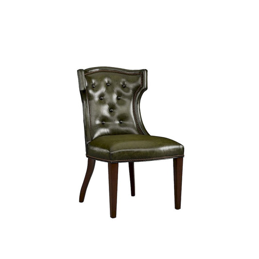 Lillian August - Quinn Armless Chair in Sauvage-Olive-White - LL3106AC-Sauvage-Olive-White view 1