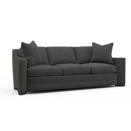 Lillian August - Santiago Sofa in Cristo-Charcoal - LA9140S-Cristo-Charcoal view 1