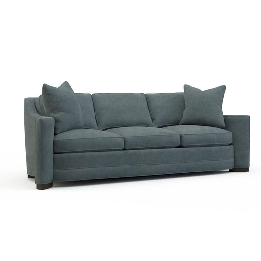 Lillian August - Santiago Sofa in Limestone-Blue - LA9140S-Limestone-Blue view 1