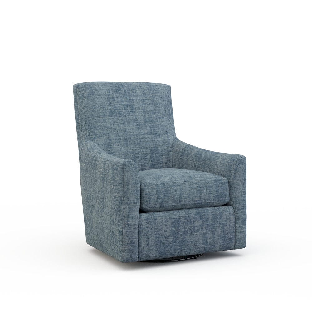 Lillian August - Spencer Swivel Chair in Castine-Slate - U161-C3-Castine-Slate view 1