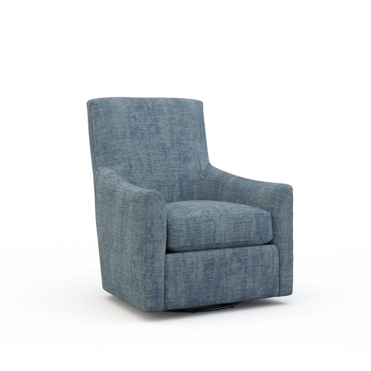 Lillian August - Spencer Swivel Chair in Castine-Slate - U161-C3-Castine-Slate view 1