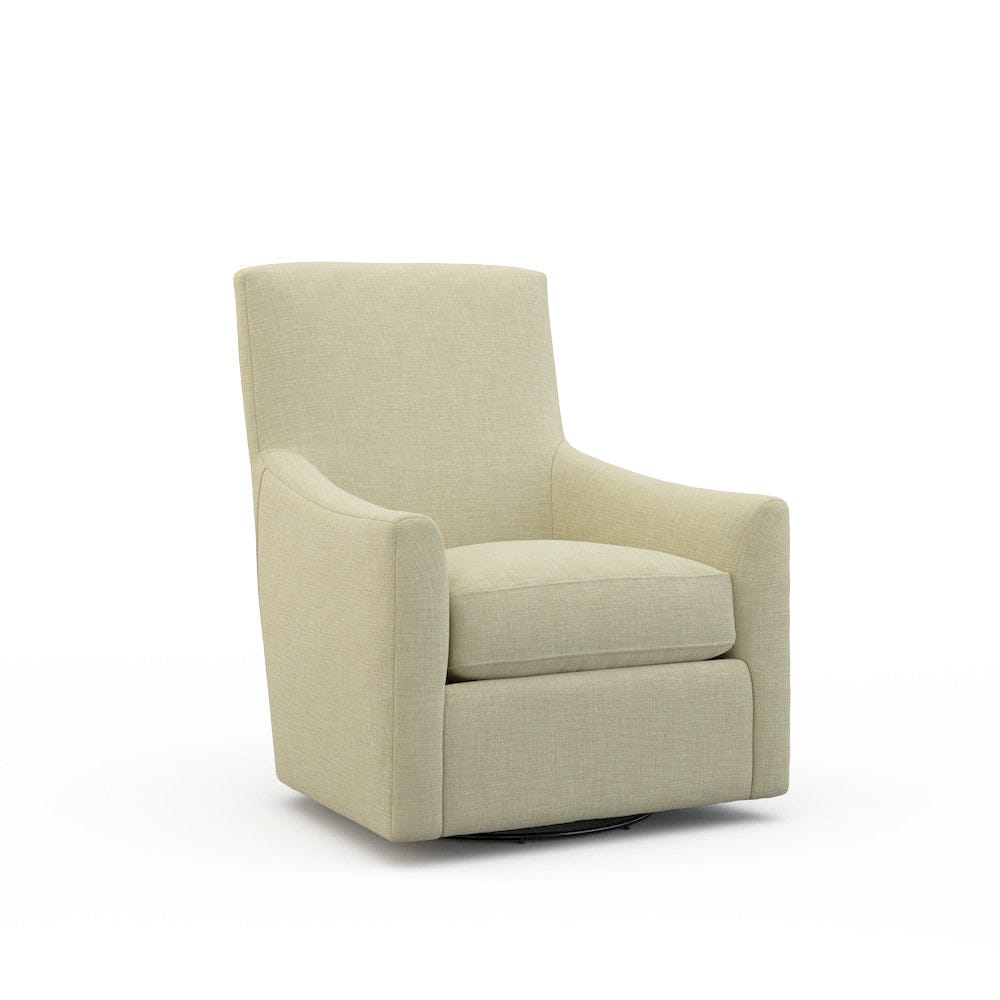 Lillian August - Spencer Swivel Chair in Crystal-Natural - U161-C3-Crystal-Natural view 1