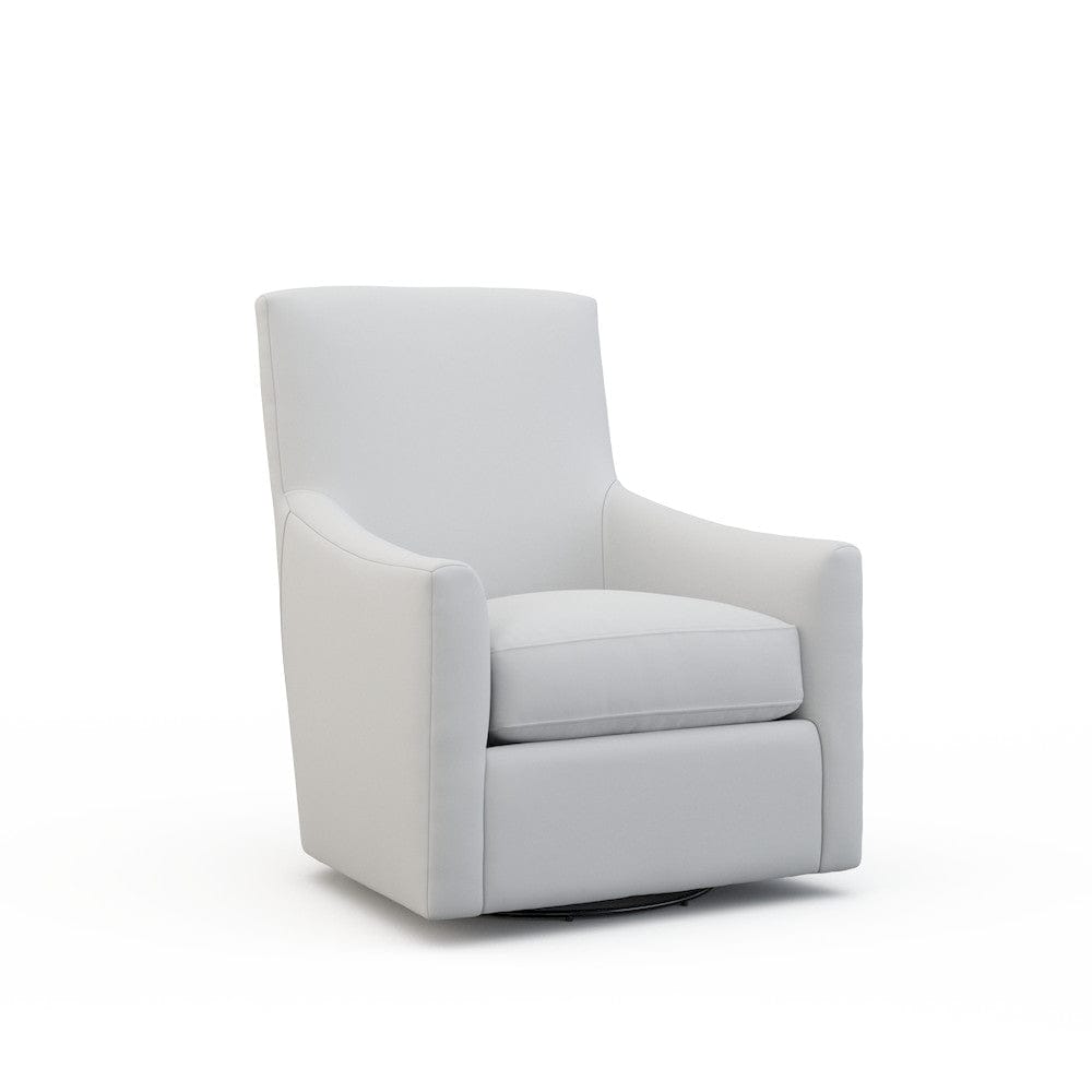 Lillian August - Spencer Swivel Chair in Heather-White - U161-C3-Heather-White view 1
