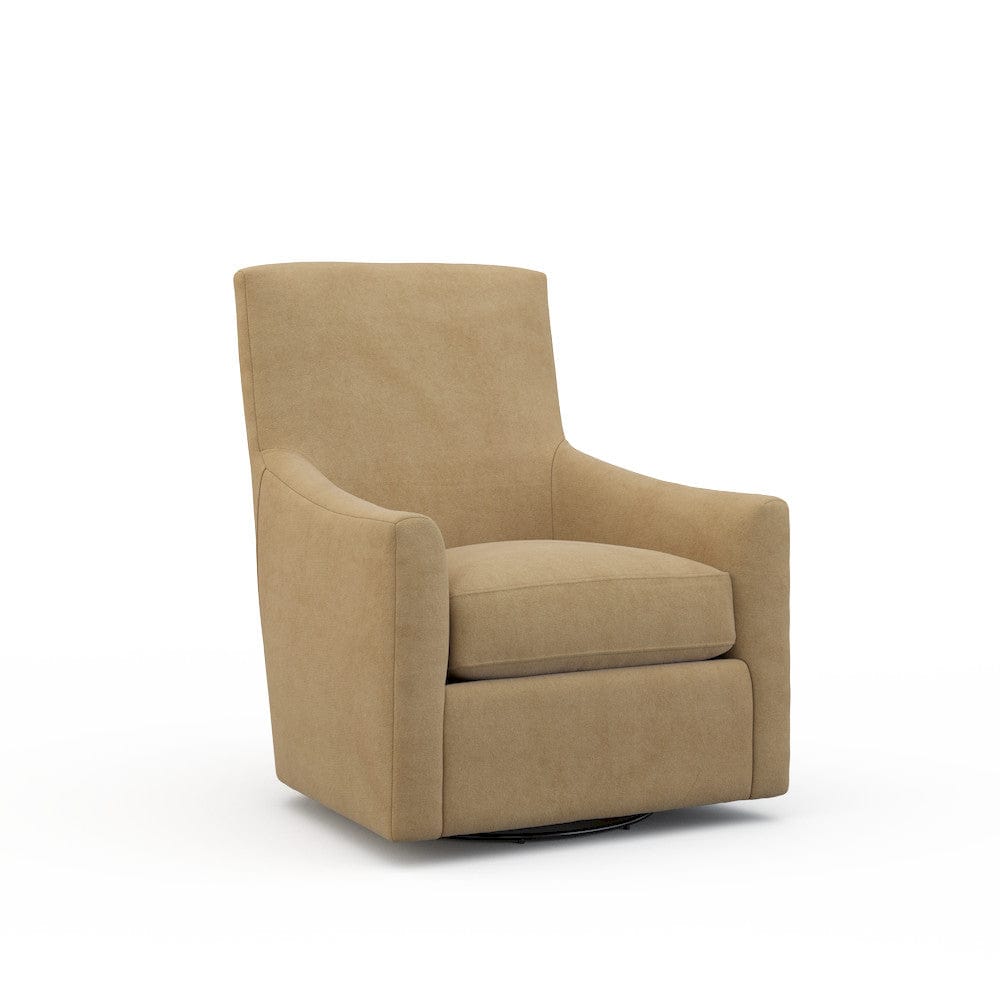 Lillian August - Spencer Swivel Chair in Limestone-Bronze - U161-C3-Limestone-Bronze view 1