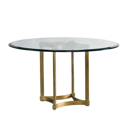 Lillian August - Stella Round Glass Pedestal Dining Table - LW10012G_GL-60 view 1