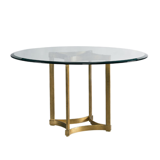 Lillian August - Stella Round Glass Pedestal Dining Table - LW10012G_GL-60 view 1