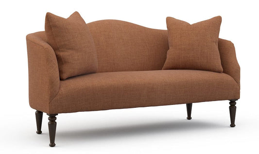 Lillian August - Stevie Settee in Crystal-Orange - LA5105L-Crystal-Orange view 1