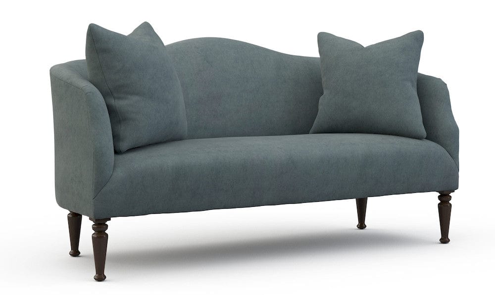 Lillian August - Stevie Settee in Limestone-Blue - LA5105L-Limestone-Blue view 1