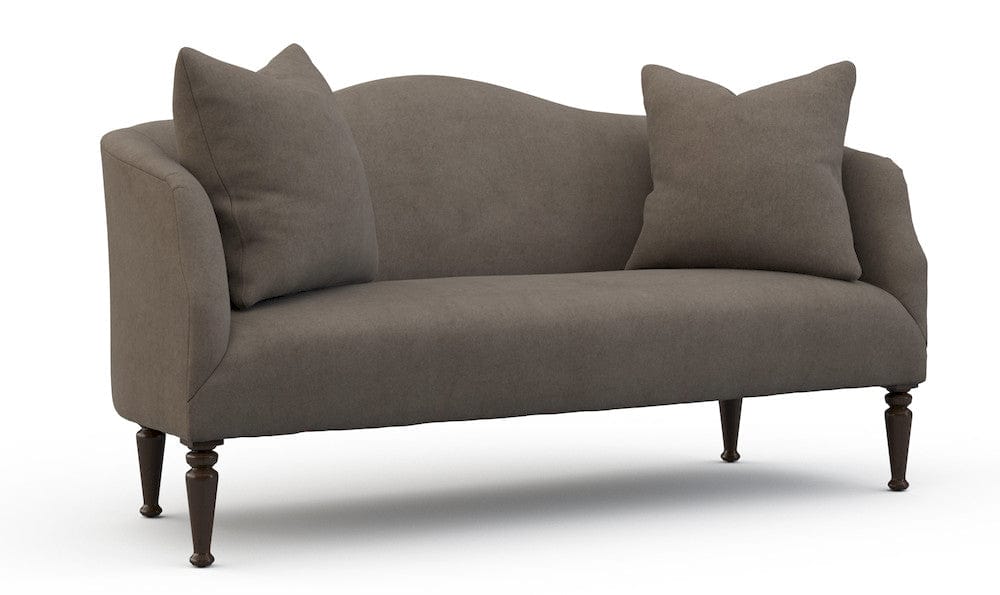 Lillian August - Stevie Settee in Limestone-Charcoal - LA5105L-Limestone-Charcoal view 1