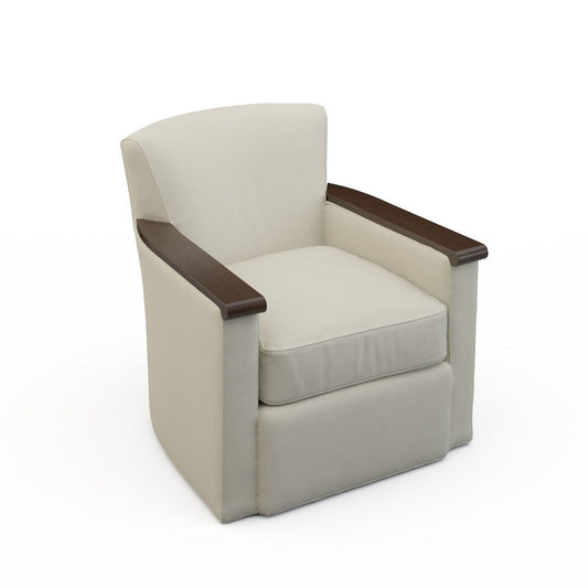 Lillian August - Wesley Swivel Chair in Cristo-Natural - LA7158C-Cristo-Natural view 1