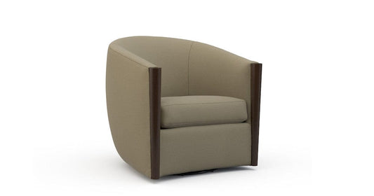 Lillian August - Wilson Swivel Chair in Cristo-Camel - LA4127C-Cristo-Camel view 1