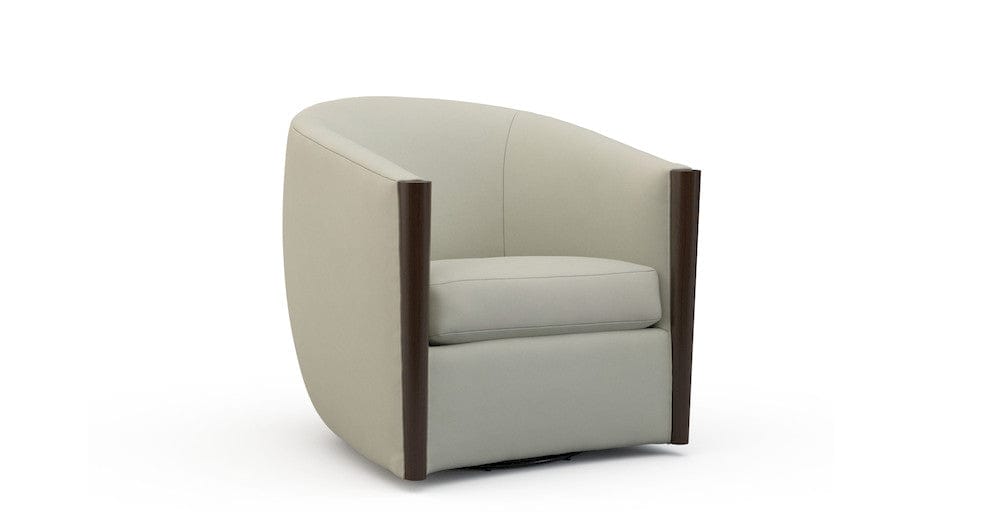 Lillian August - Wilson Swivel Chair in Limestone-Gray - LA4127C-Limestone-Gray view 1