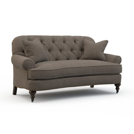 Lillian August - Wyatt Sofa in Limestone-Charcoal - LA7012S-Limestone-Charcoal view 1